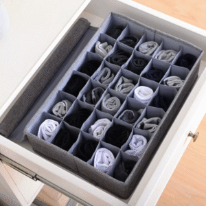 "Foldable Drawer Organizer for Clothes"