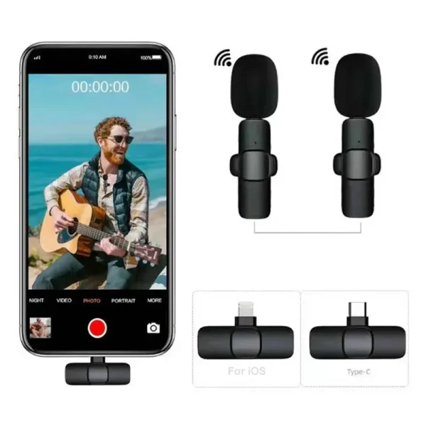 K8 Wireless Type-C Lavalier Mic - Image 3