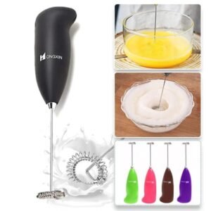 Electric Milk Frother Whisk Mixer