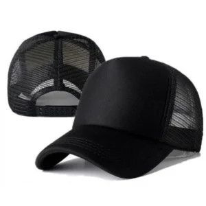 "Blue boys' summer cap with adjustable strap and UV-protective brim" "Cartoon-themed summer cap for boys, lightweight and breathable"